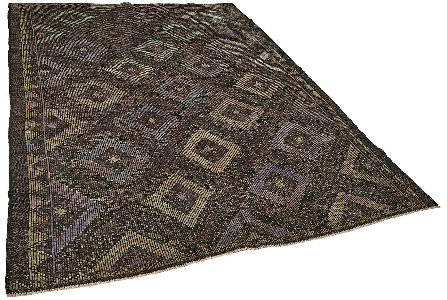 7x10 Vintage Turkish Cicim Kilim Rug - 51227