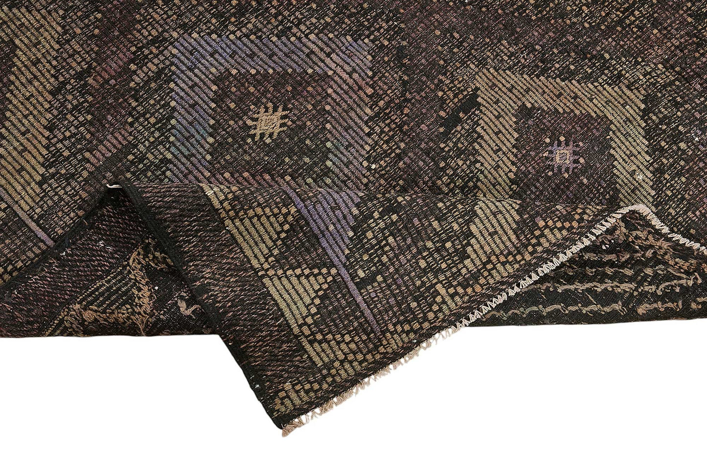 7x10 Vintage Turkish Cicim Kilim Rug - 51227