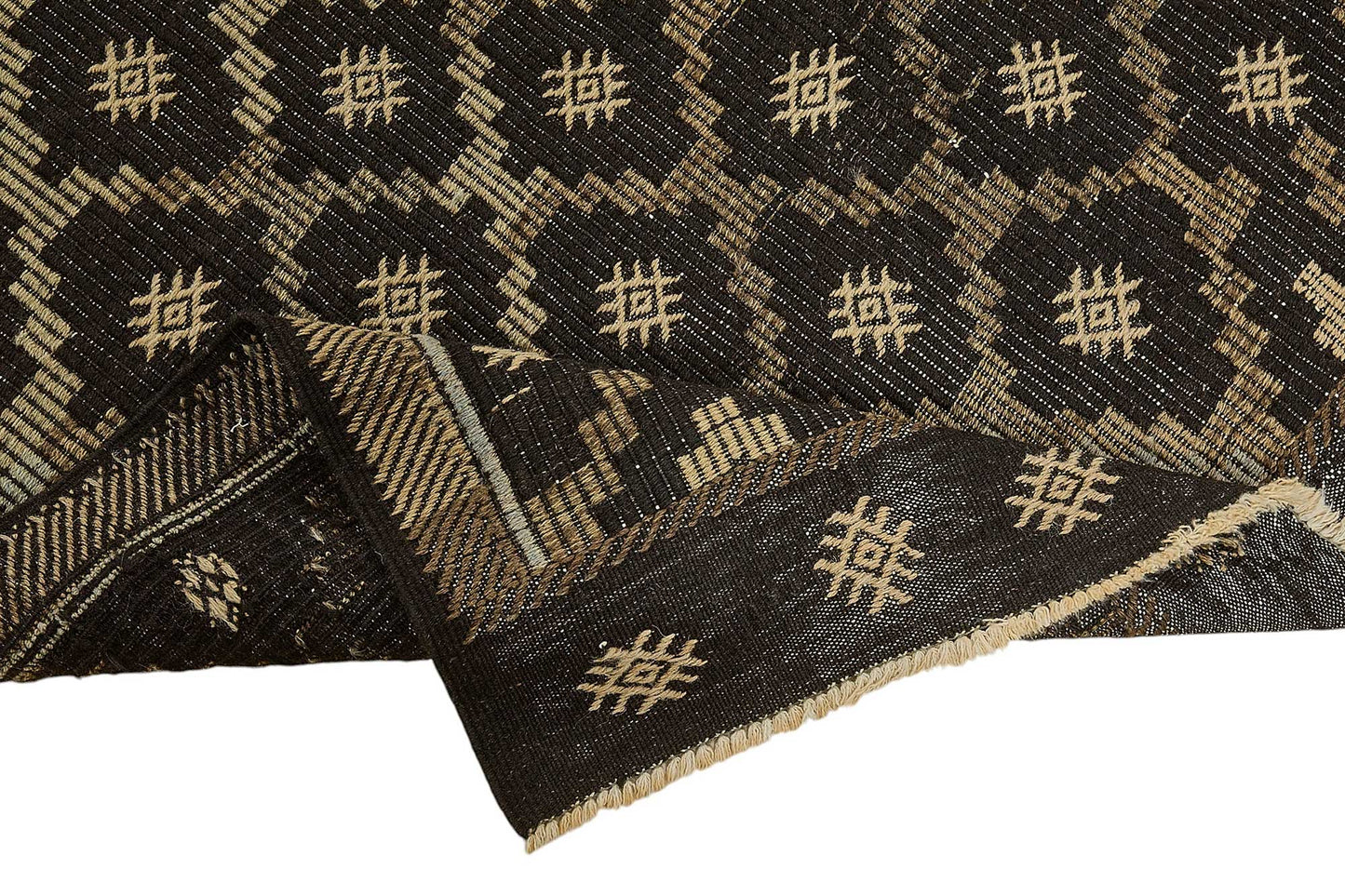 8x11 Vintage Turkish Cicim Kilim Rug - 51228
