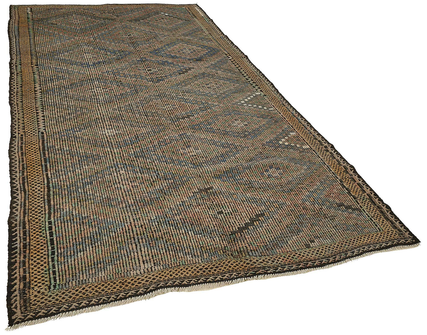 6x10 Vintage Turkish Cicim Kilim Rug - 51229