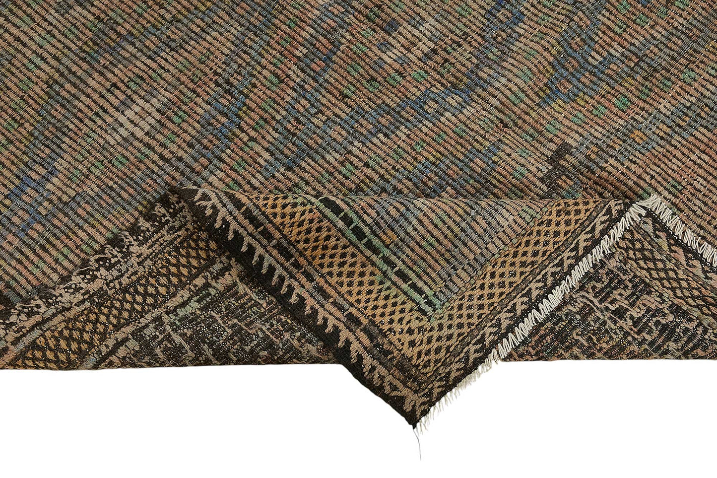 6x10 Vintage Turkish Cicim Kilim Rug - 51229