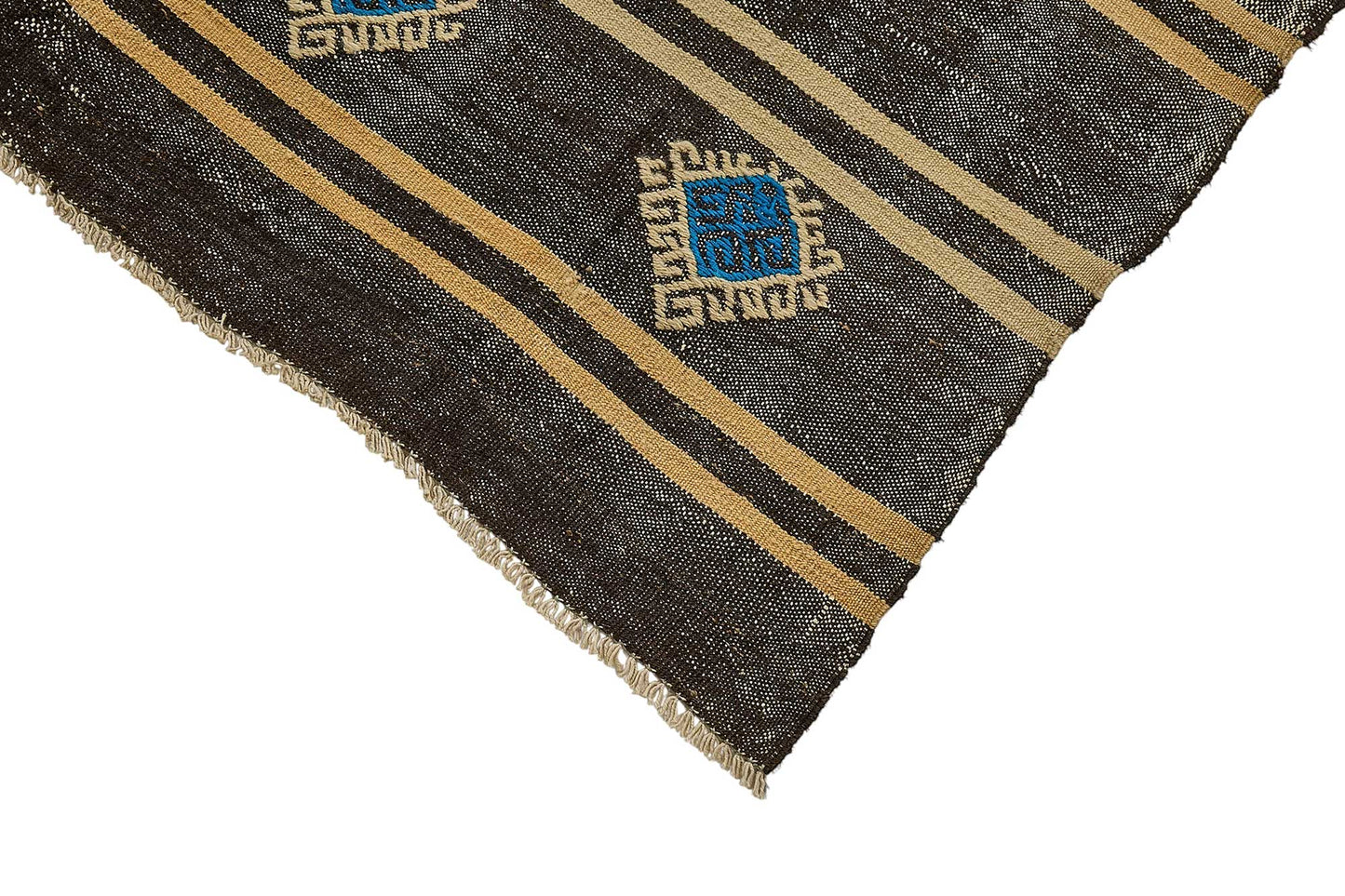 7x12 Vintage Turkish Goat Hair Kilim Rug - 51236