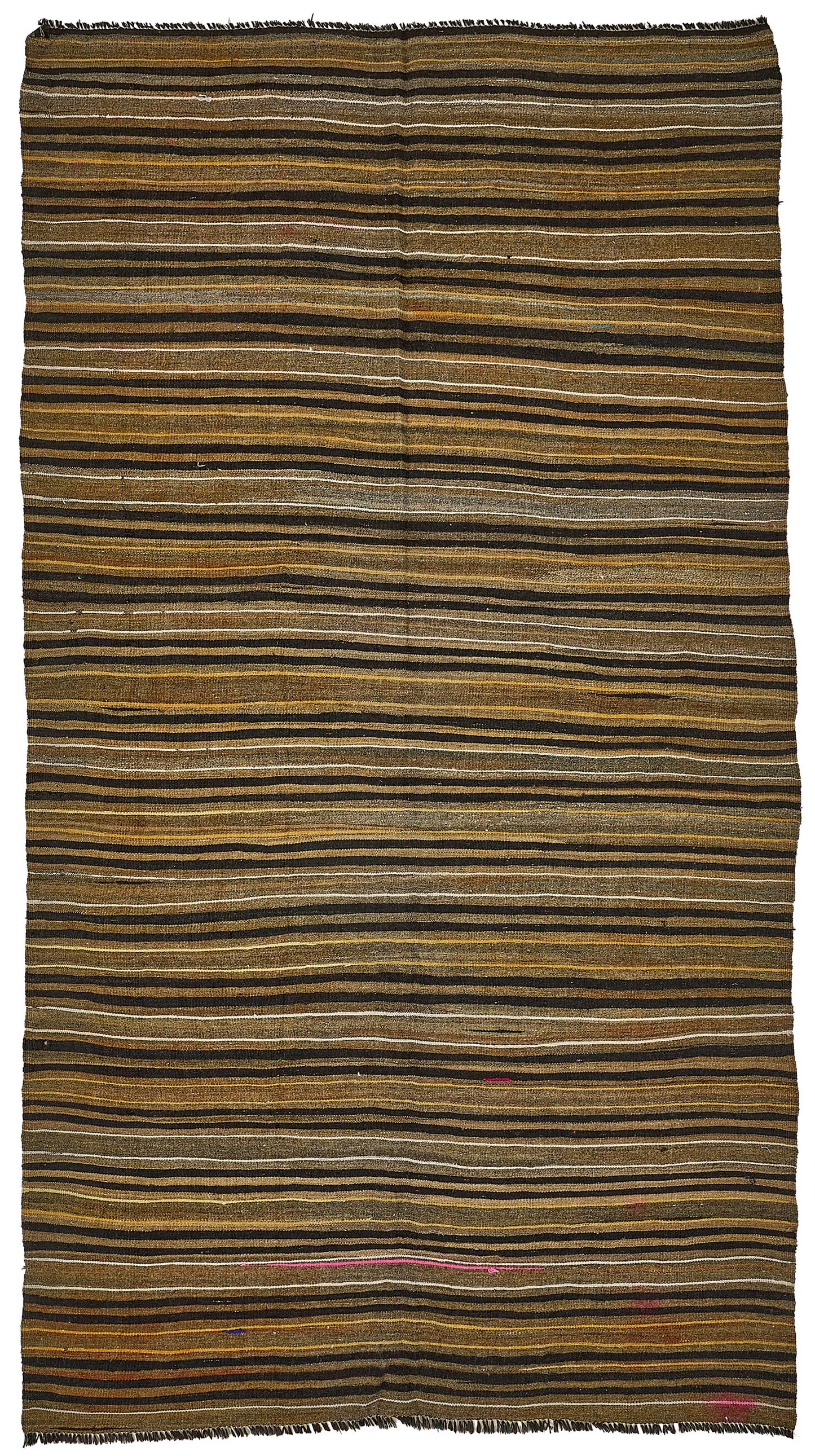 6x11 Vintage Turkish Goat Hair Kilim Rug - 51238