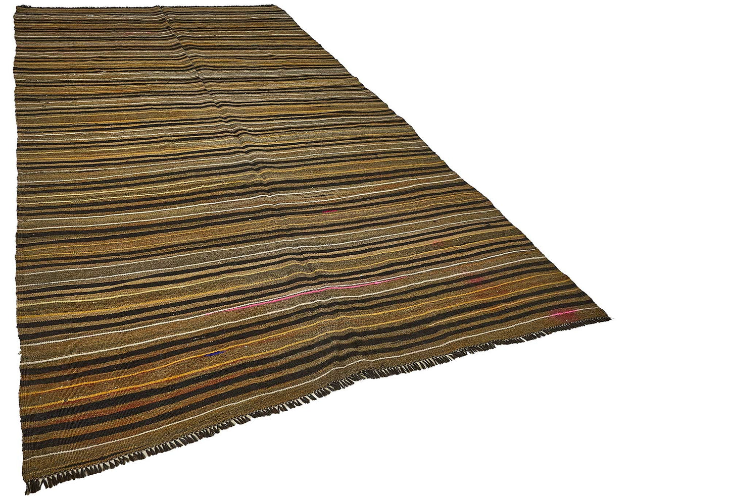 6x11 Vintage Turkish Goat Hair Kilim Rug - 51238