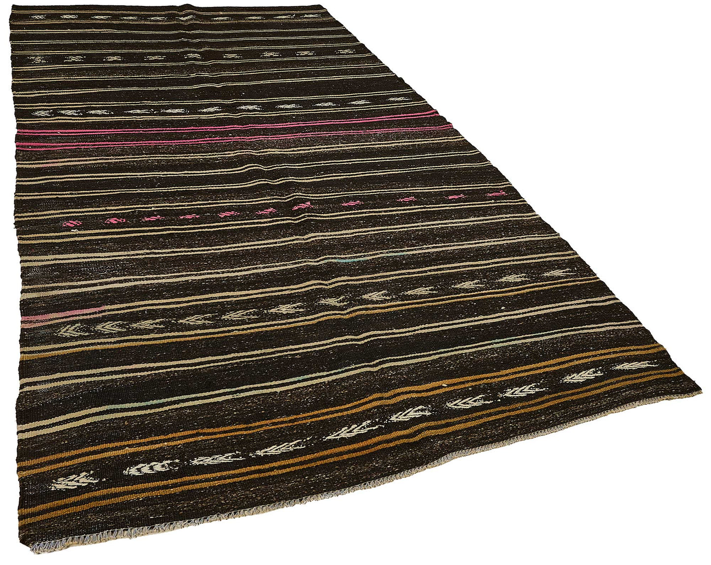 6x10 Vintage Turkish Goat Hair Kilim Rug - 51242