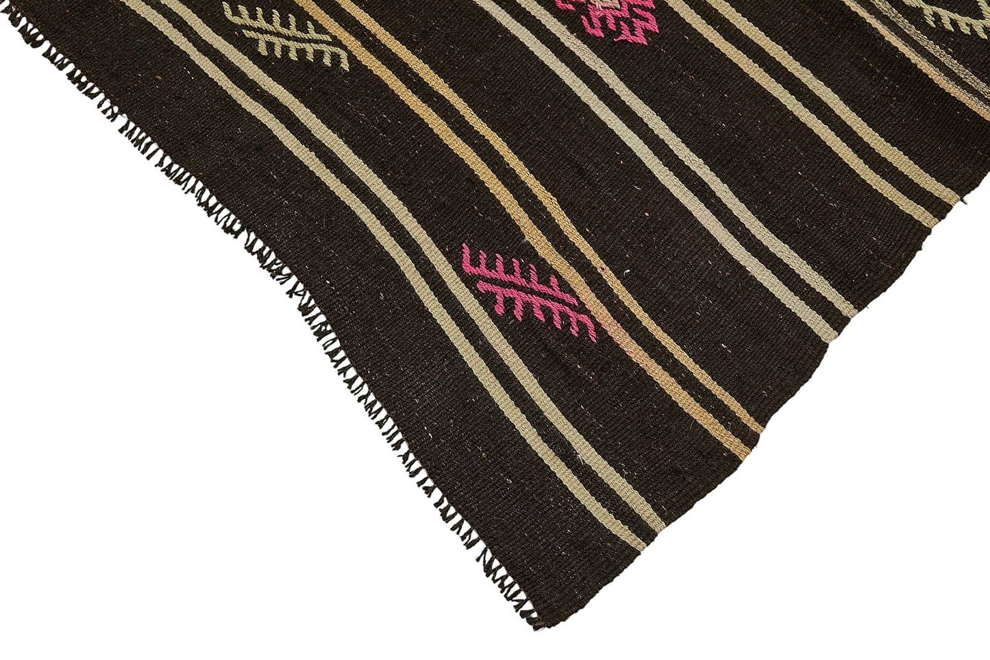 7x10 Vintage Turkish Goat Hair Kilim Rug - 51246