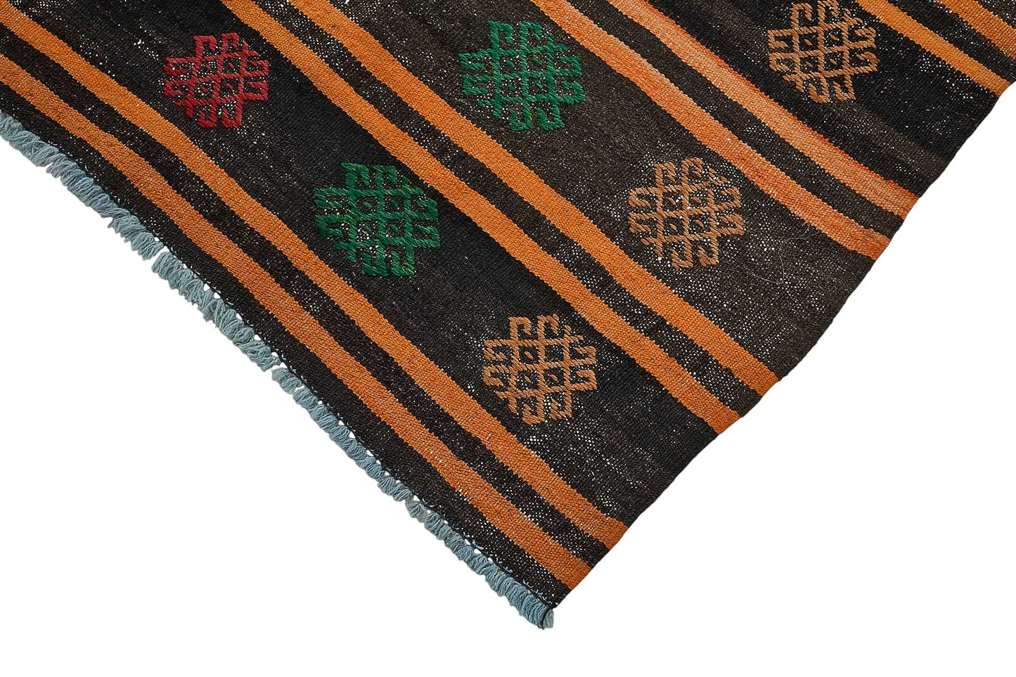 6x13 Vintage Turkish Goat Hair Kilim Rug - 51248