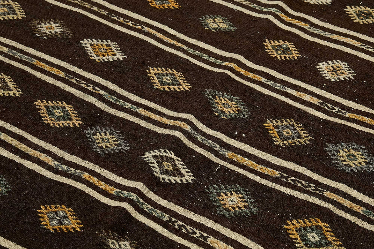 6x10 Vintage Turkish Goat Hair Kilim Rug - 51254