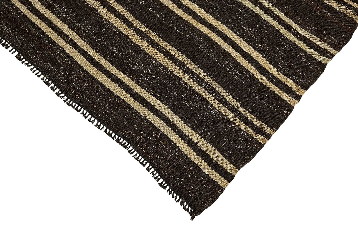 7x11 Vintage Turkish Goat Hair Kilim Rug - 51255