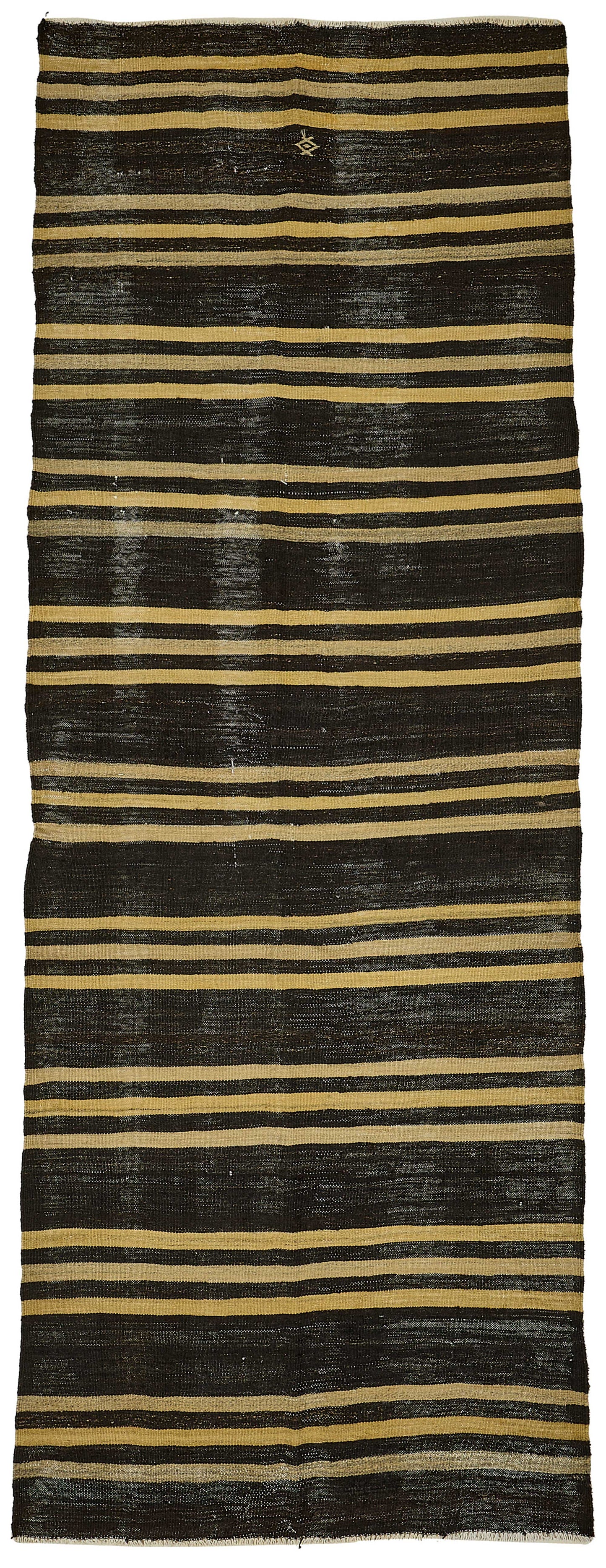 4x11 Vintage Turkish Goat Hair Kilim Rug - 51256
