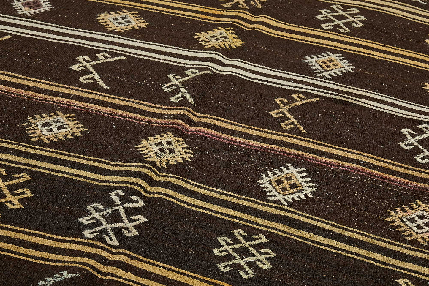 6x10 Vintage Turkish Goat Hair Kilim Rug - 51259
