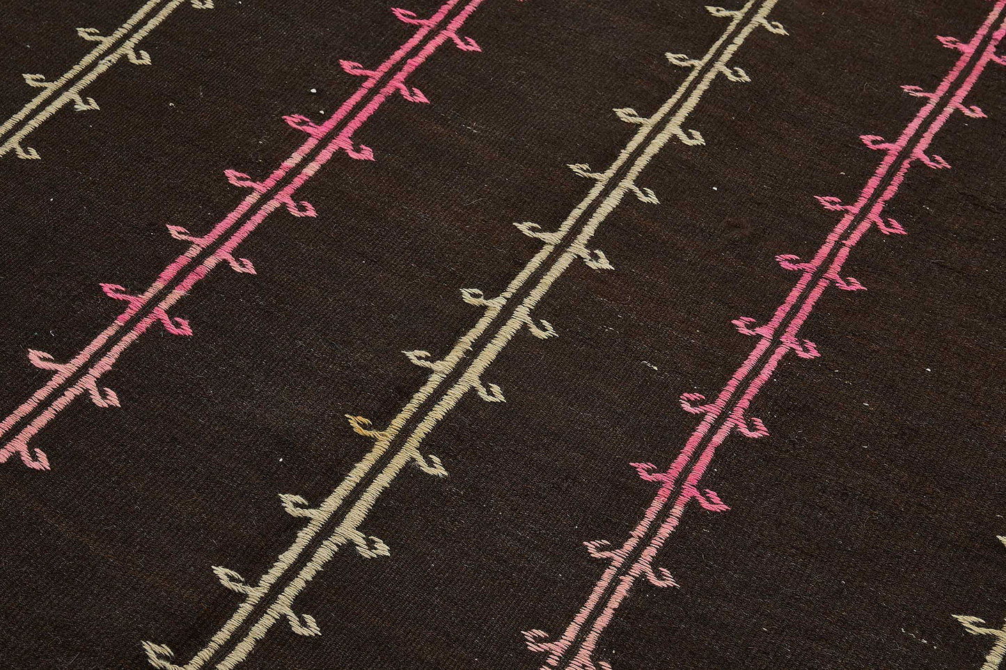 6x9 Vintage Turkish Goat Hair Kilim Rug - 51273