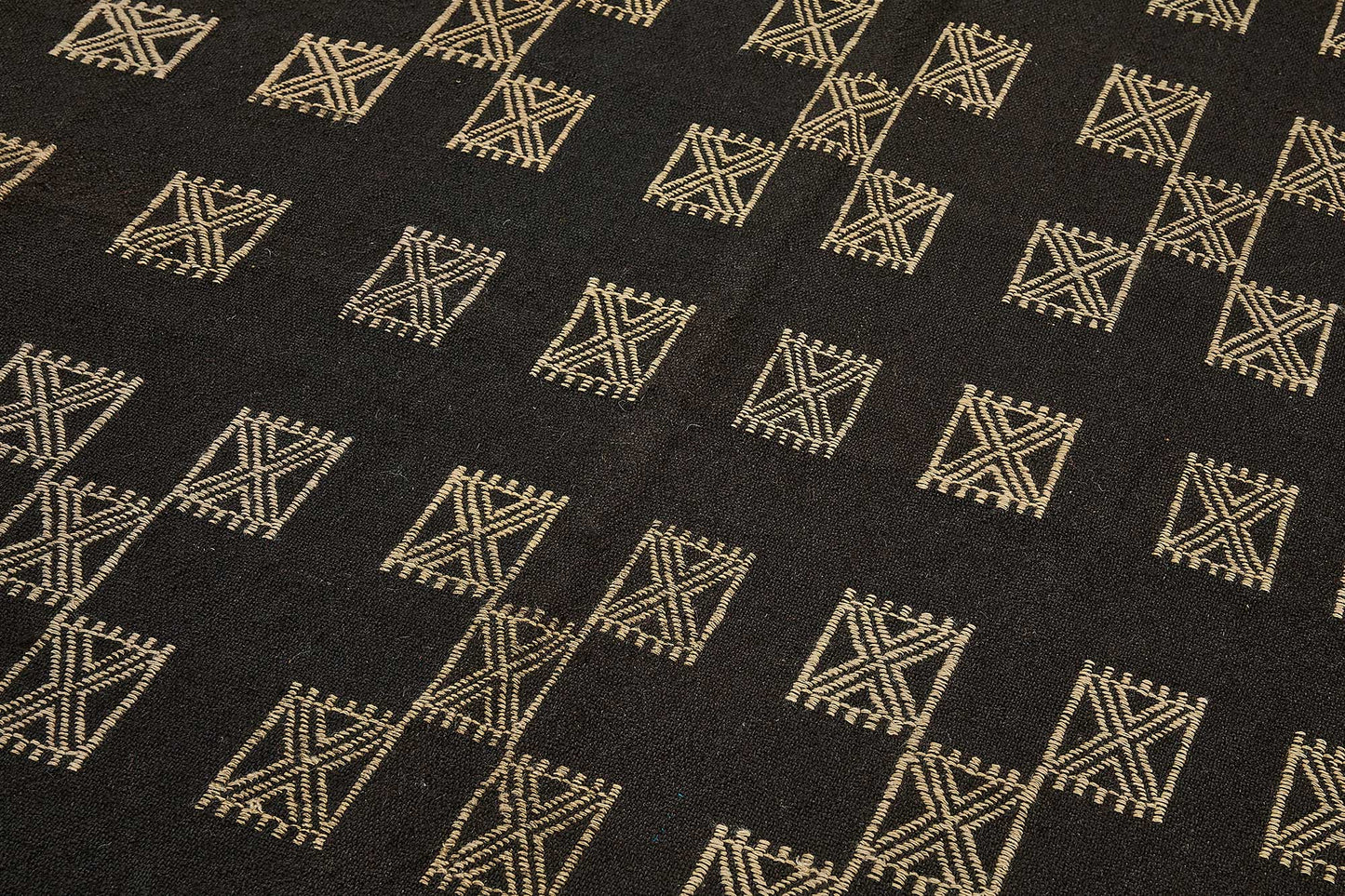 6x8 Vintage Turkish Goat Hair Kilim Rug - 51280