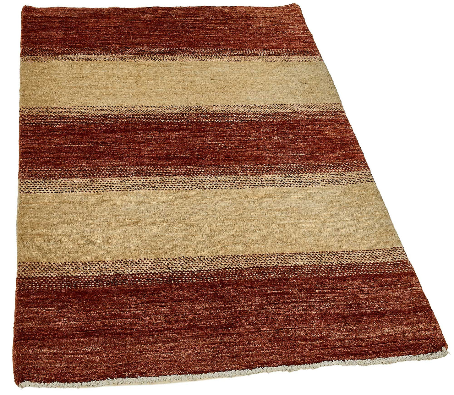3x4 Red Striped Oushak Rug - 51388