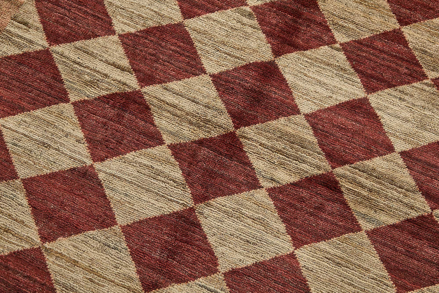 3x5 Beige Handmade Geometric Oushak Rug - 51397