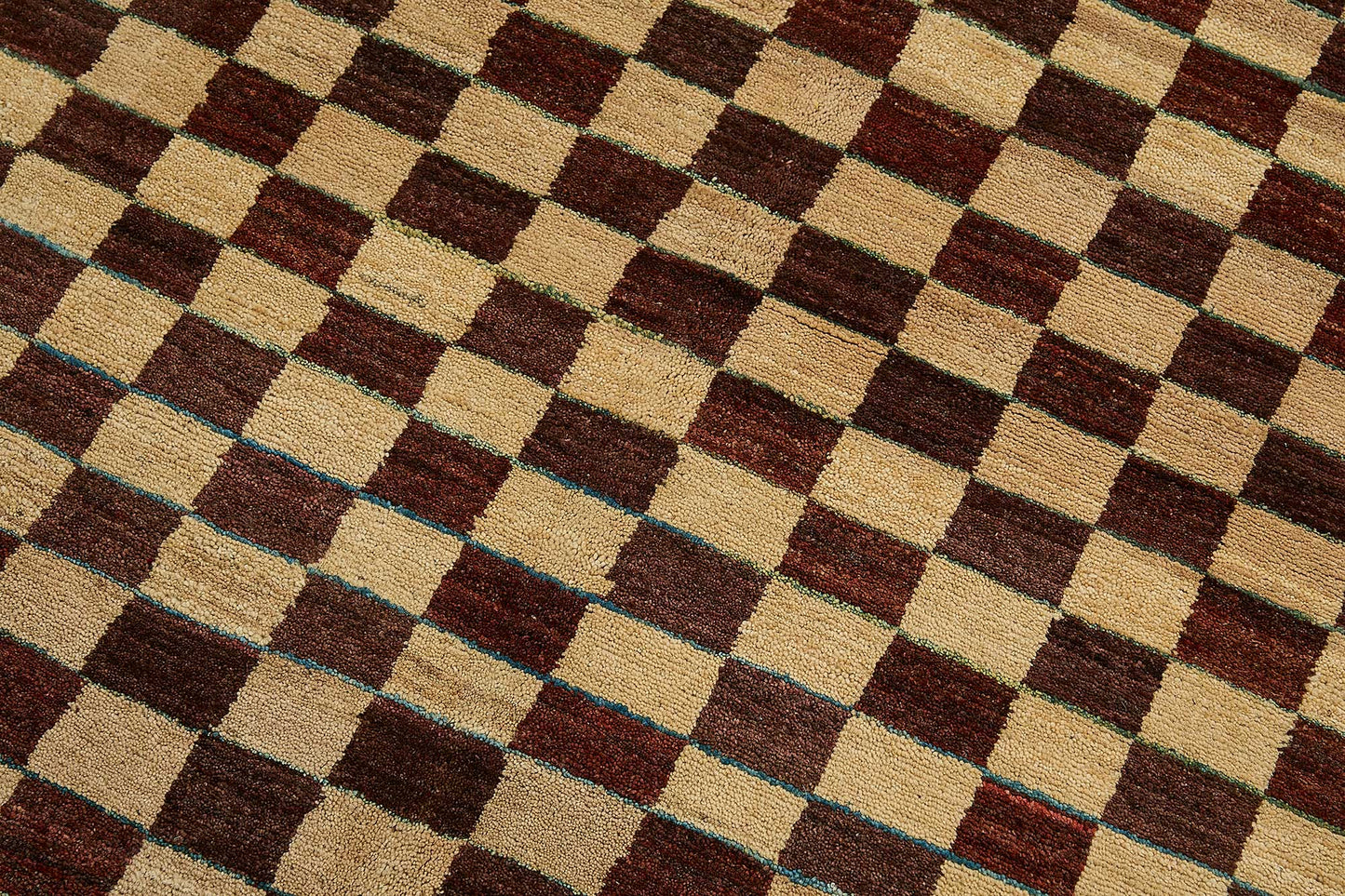 3x5 Beige Handmade Geometric Oushak Rug - 51401