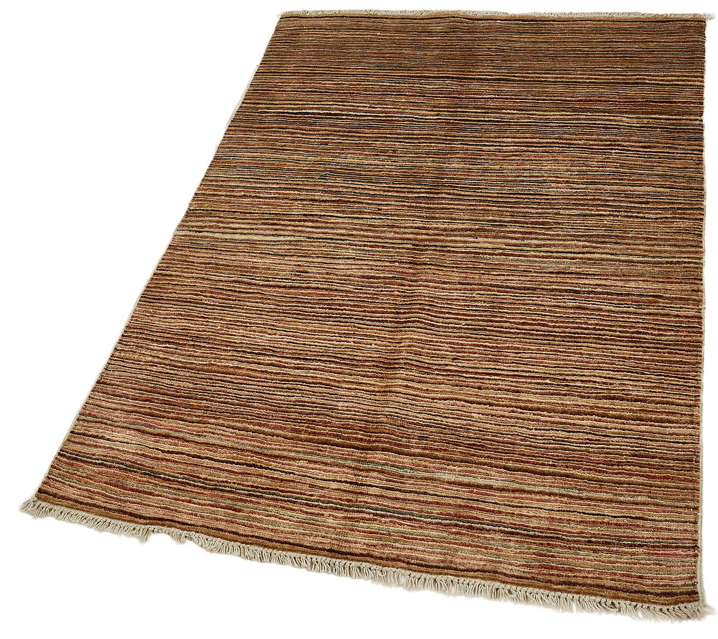 3x5 Beige Striped Oushak Rug - 51404