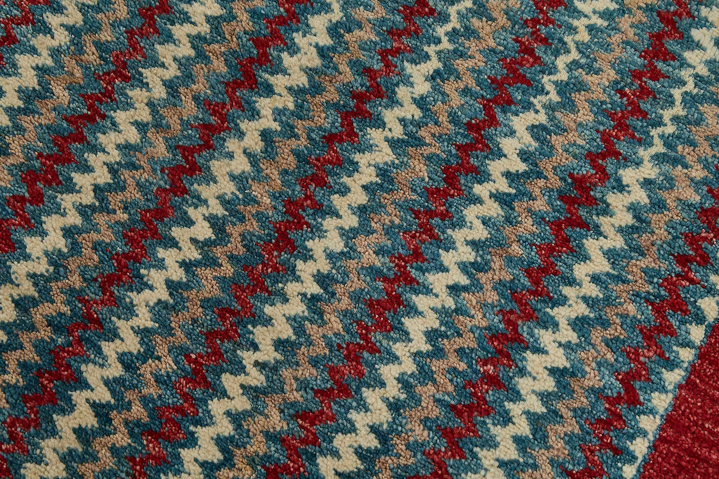 2x4 Red Contemporary Striped Oushak Rug - 51405