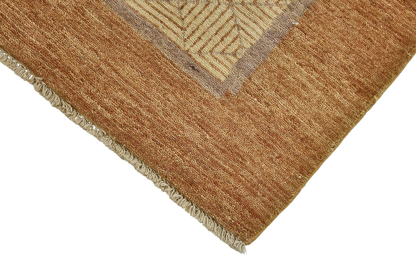 3x4 Beige Traditional Geometric Oushak Rug - 51406