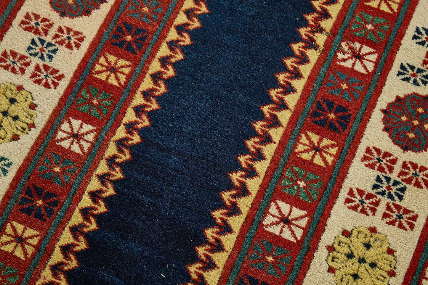 3x10 Red Tribal Geometric Oushak Rug - 51408