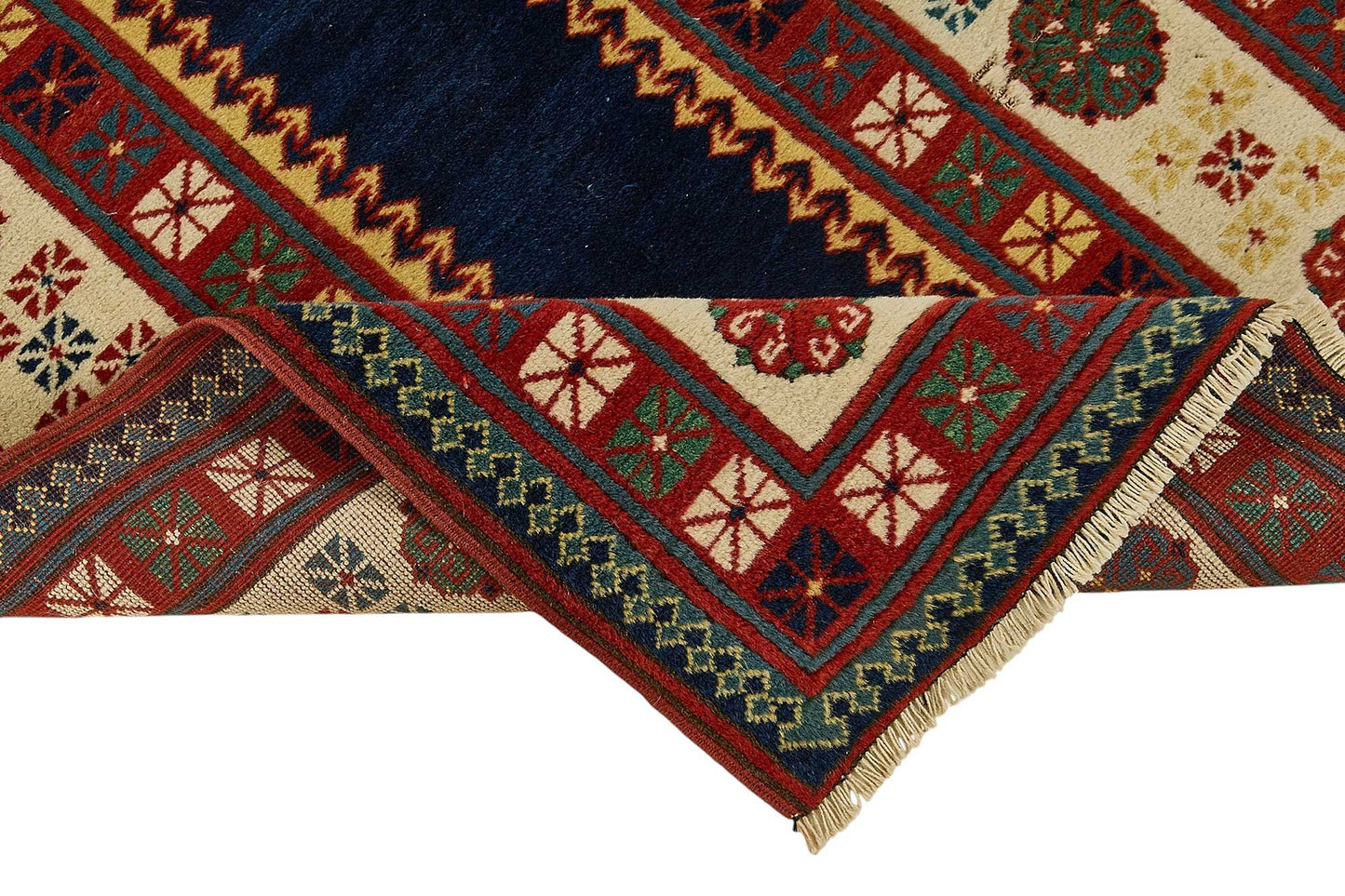 3x10 Red Tribal Geometric Oushak Rug - 51408