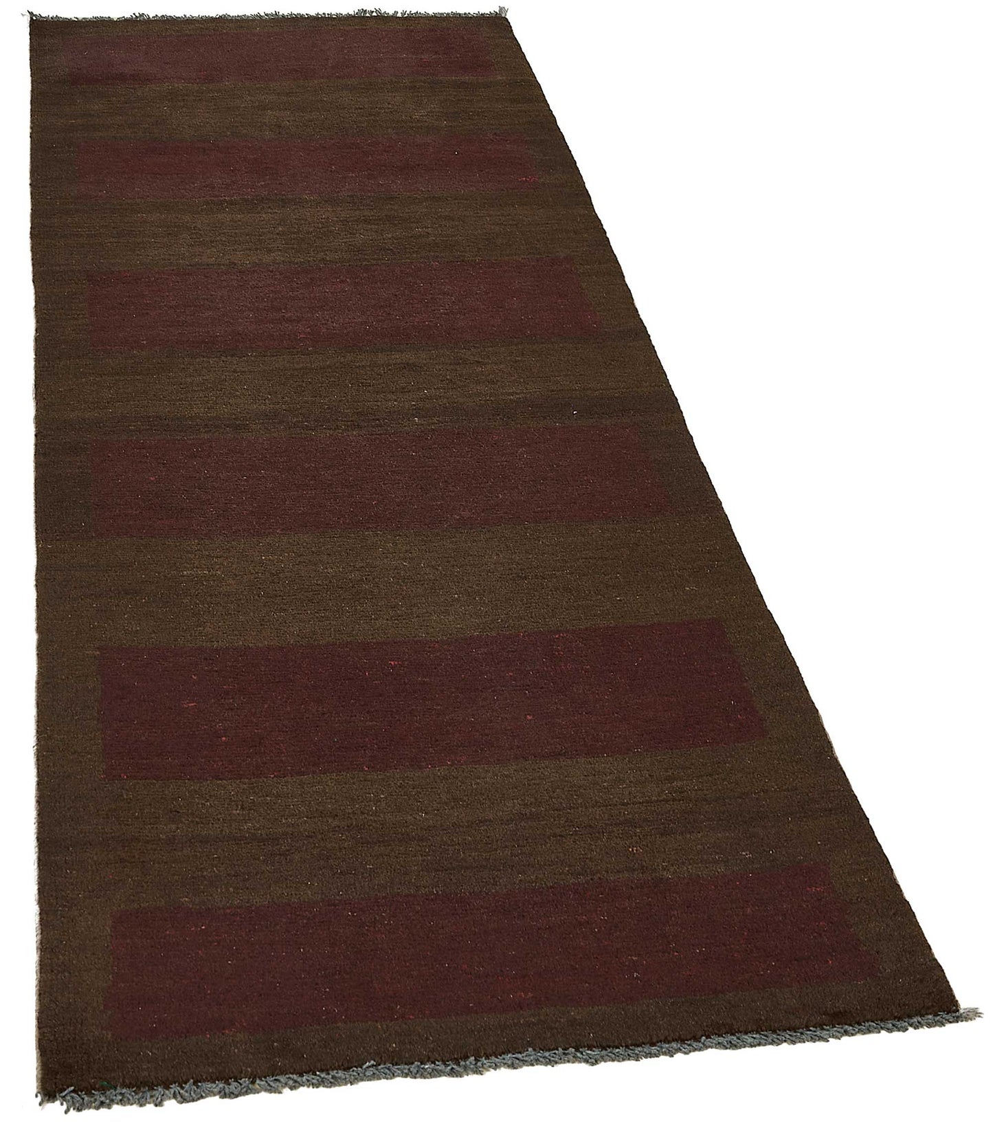 2x6 Brown Striped Oushak Rug - 51416