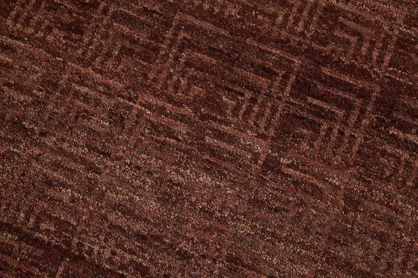 2x6 Purple Contemporary Geometric Oushak Rug - 51419