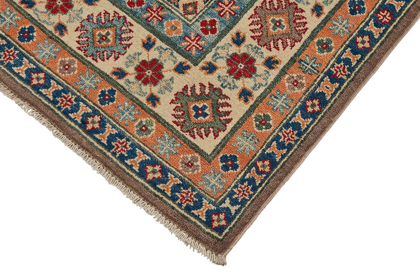 6x9 Brown Tribal Geometric Oushak Rug - 51460