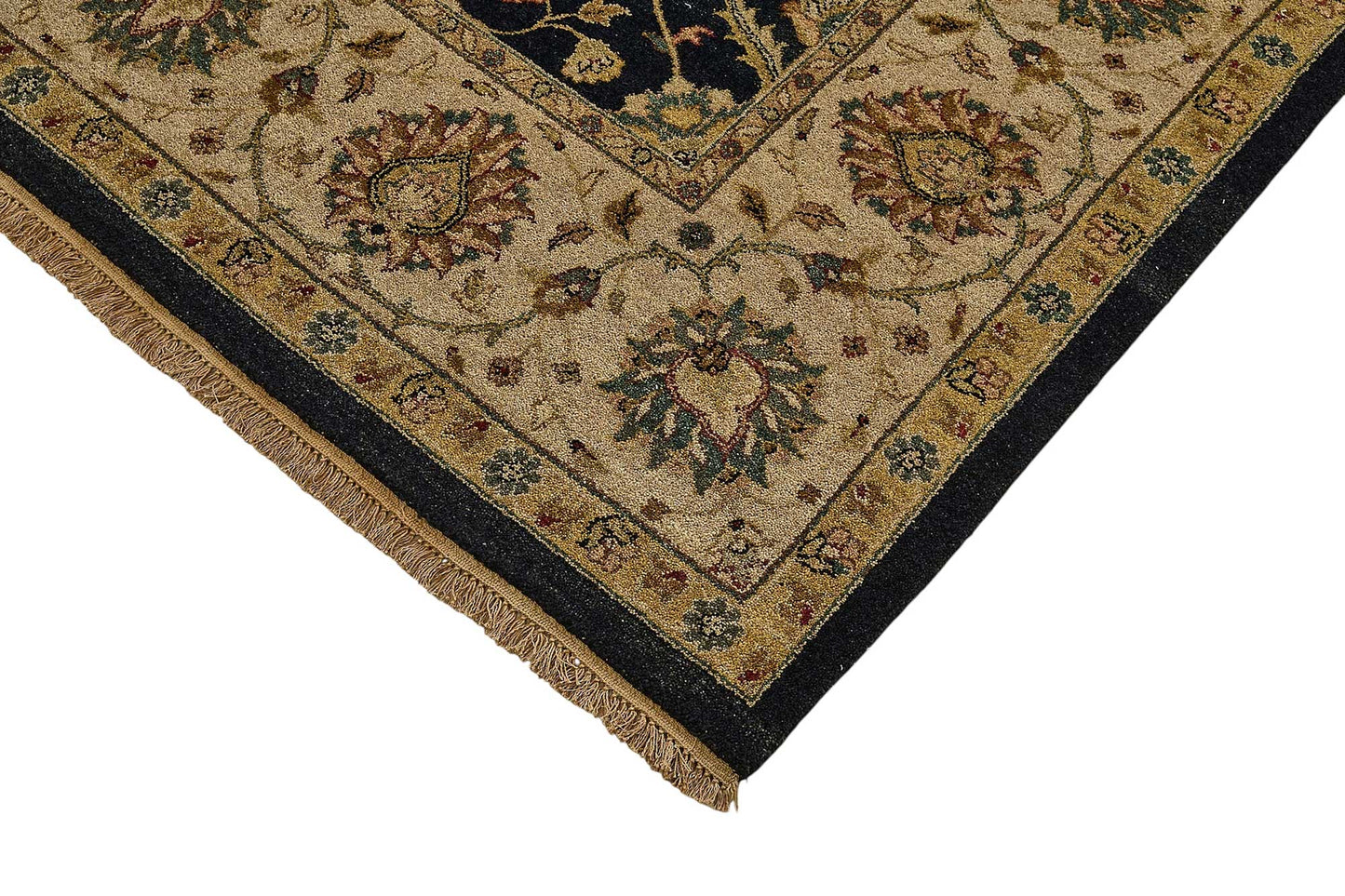 8x10 Beige Floral Oushak Rug - 51492