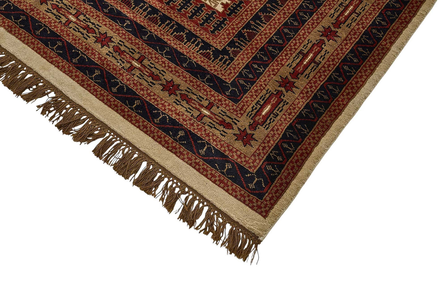 9x13 Beige Turkish Contemporary Oushak Rug - 51507