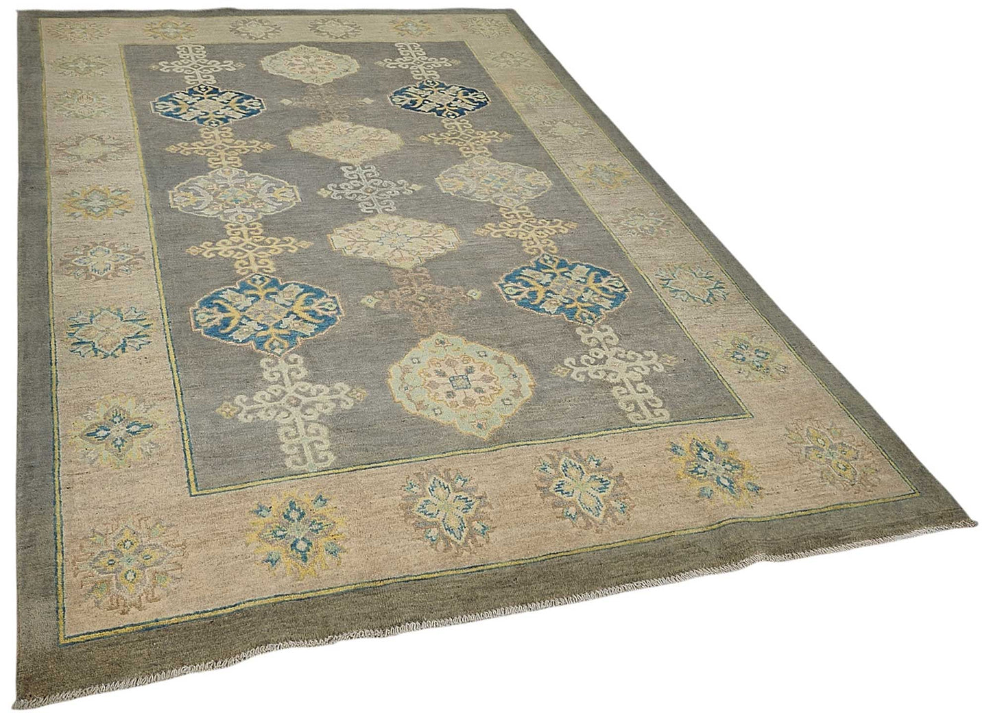 6x9 Grey Classic Oushak Rug - 51522