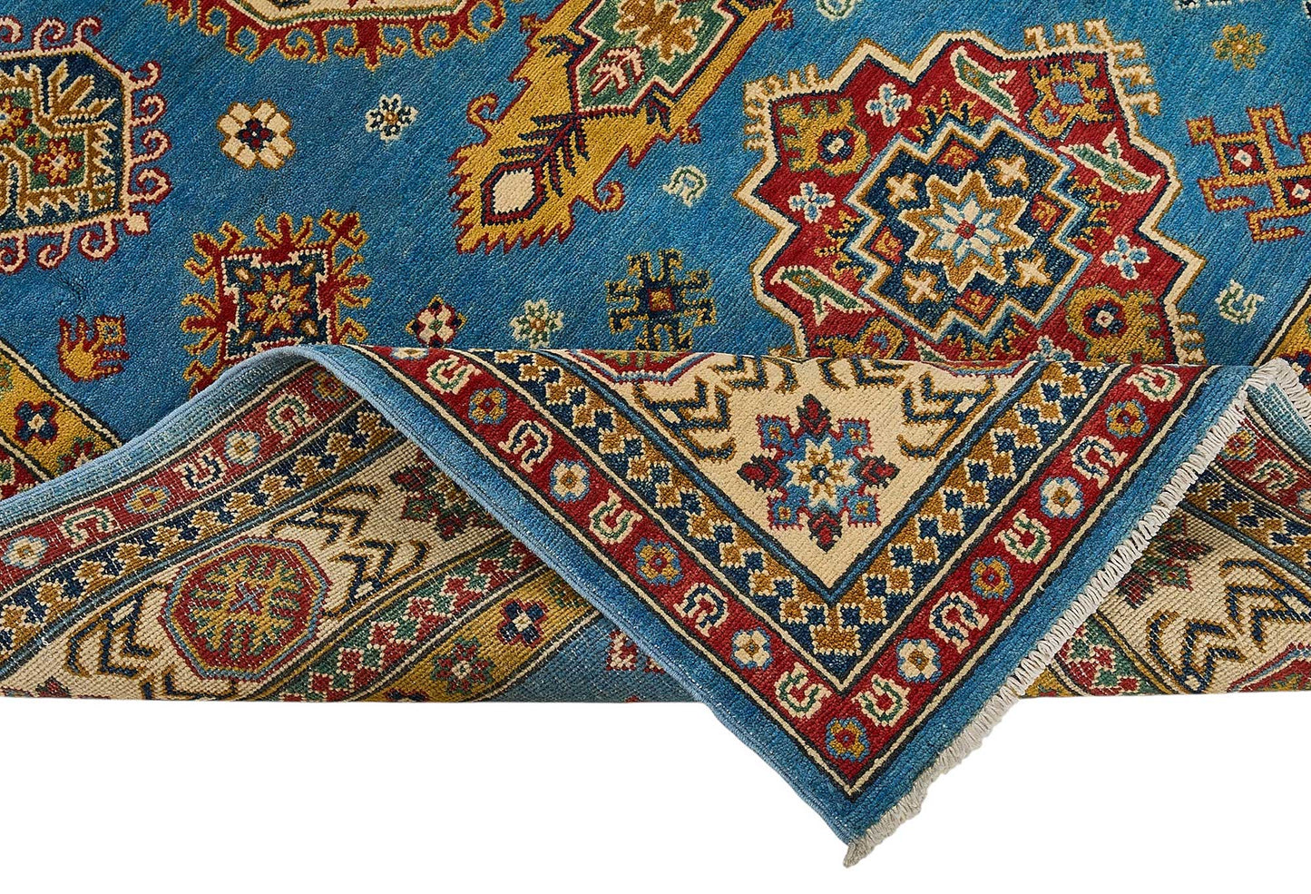 6x8 Blue Medallion Oushak Rug - 51536