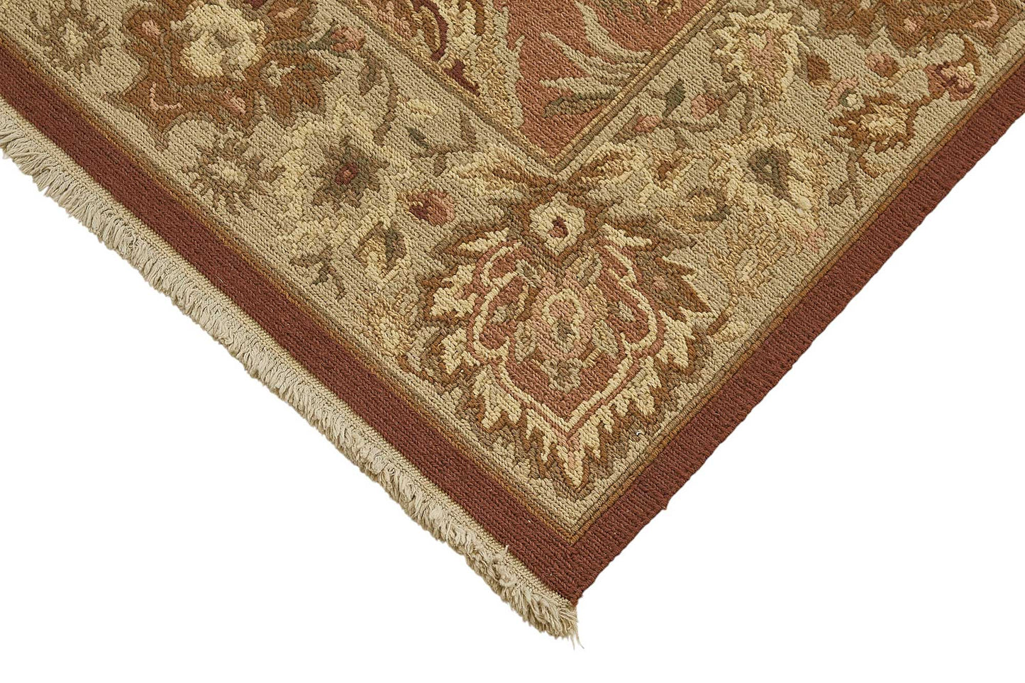 4x6 Red Floral Oushak Rug - 51600