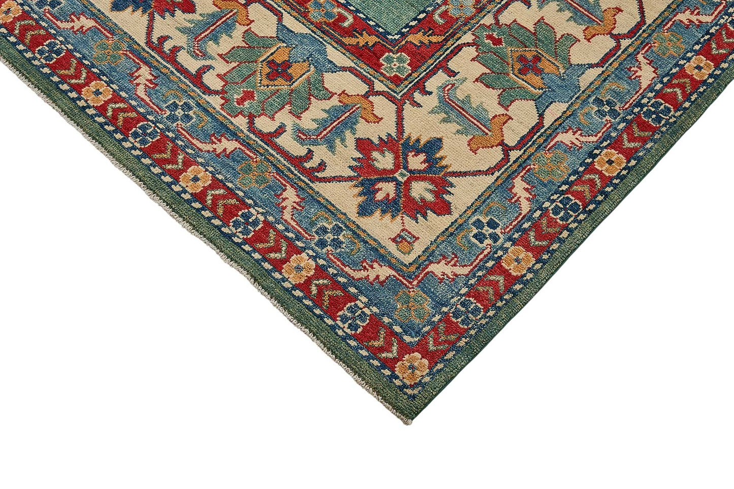 9x12 Green Traditional Medallion Oushak Rug - 51621