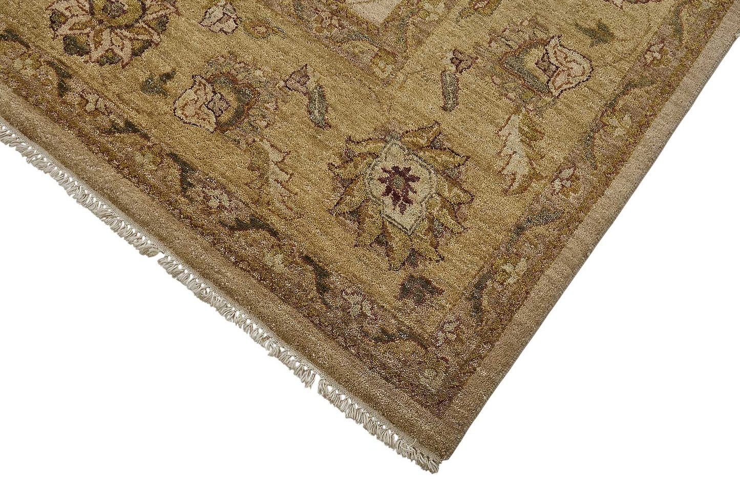 9x12 Beige Turkish Floral Oushak Rug - 51627