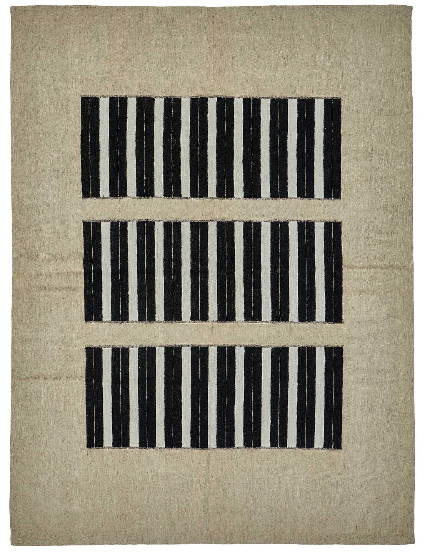 7x9 Contemporary Wool Kilim Rug - 51665