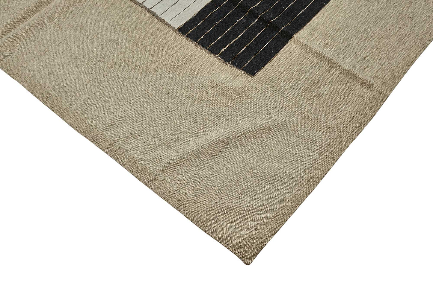 7x9 Contemporary Wool Kilim Rug - 51666