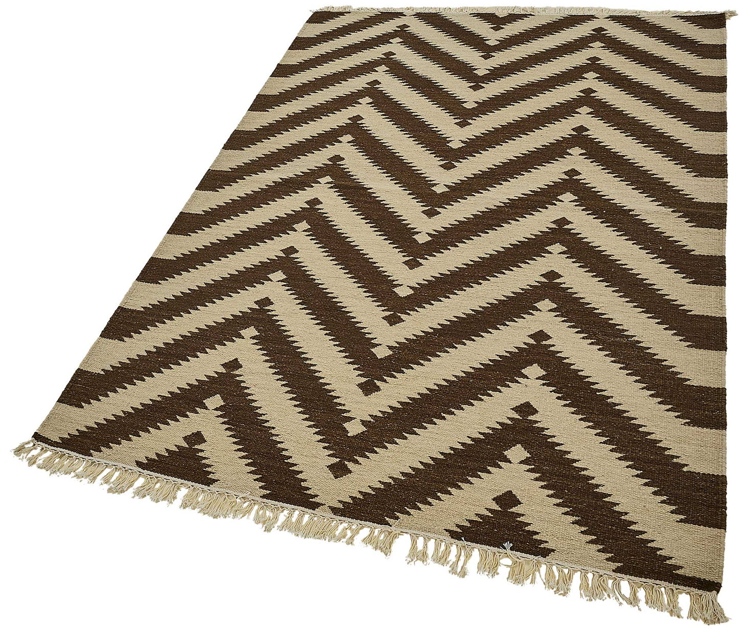 4x6 Contemporary Wool Kilim Rug - 51669