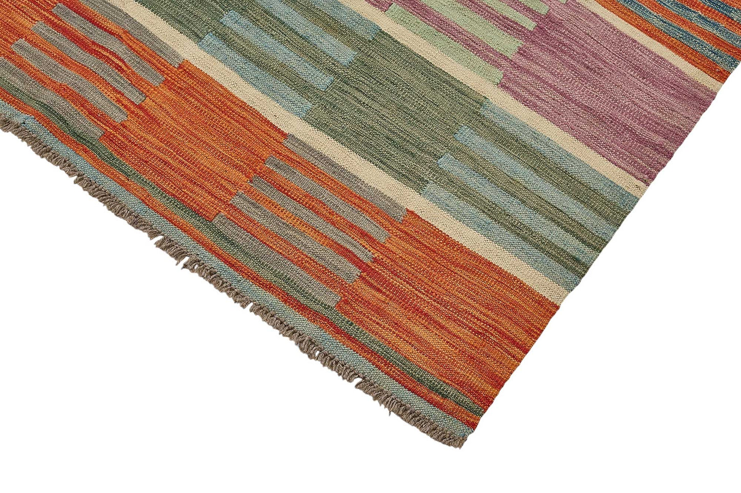 5x7 Contemporary Wool Kilim Rug - 51671