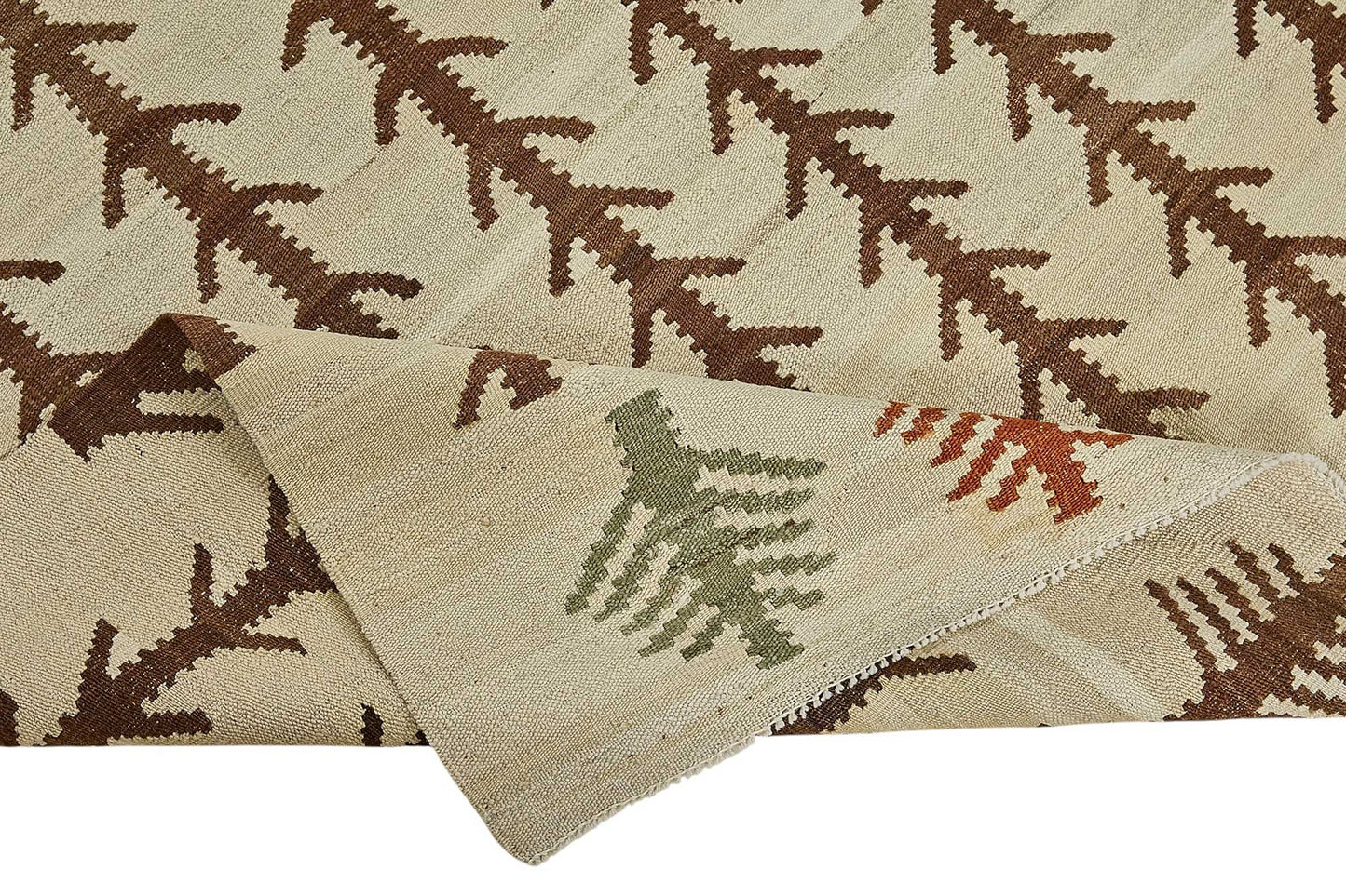 5x7 Contemporary Wool Kilim Rug - 51674