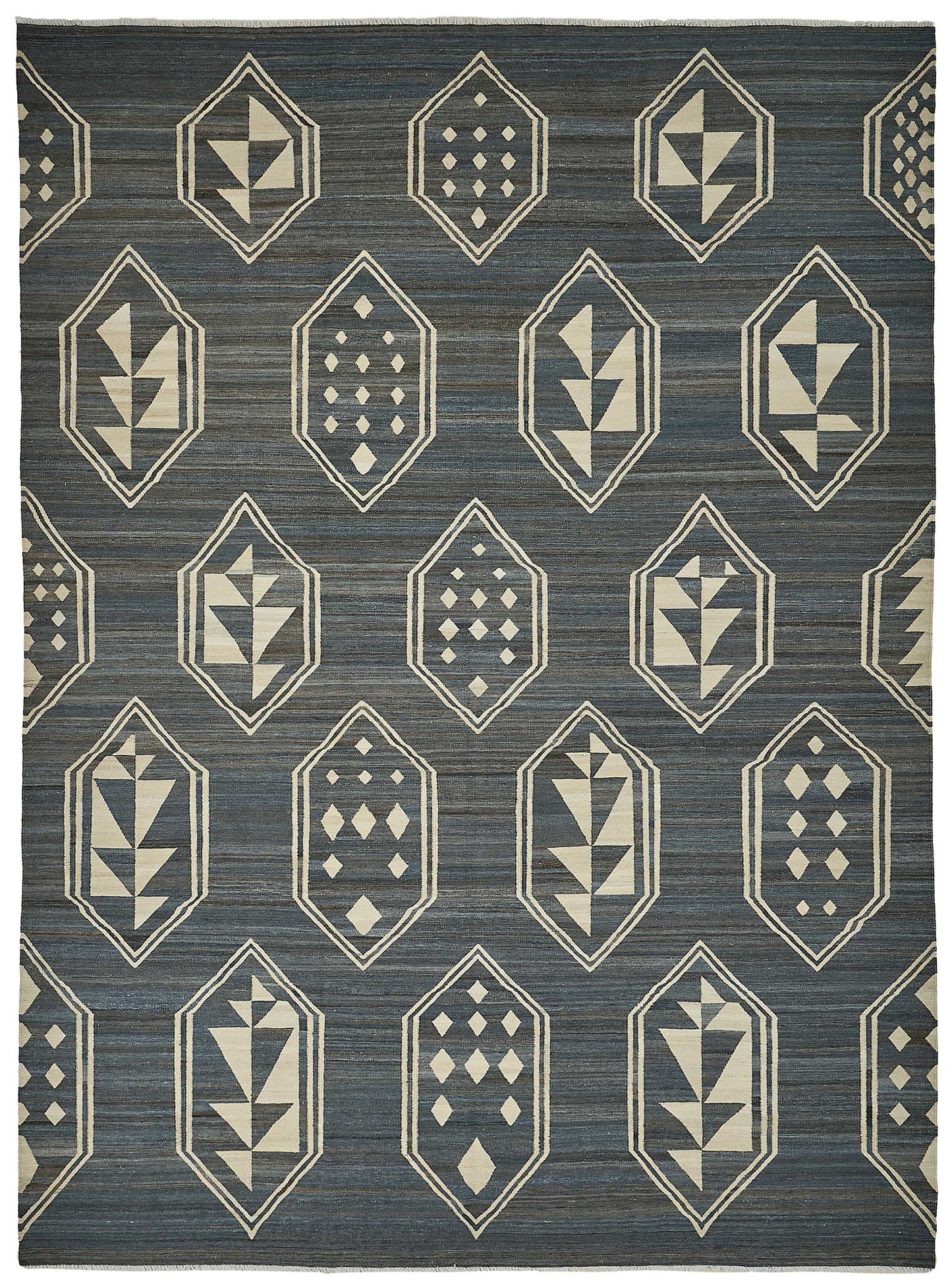 10x14 Contemporary Wool Kilim Rug - 51684