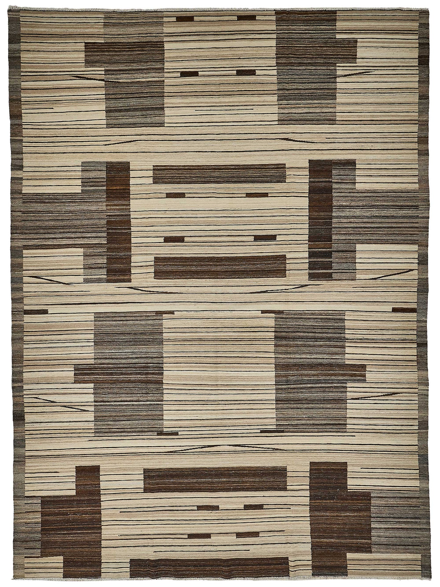 10x14 Contemporary Wool Kilim Rug - 51686