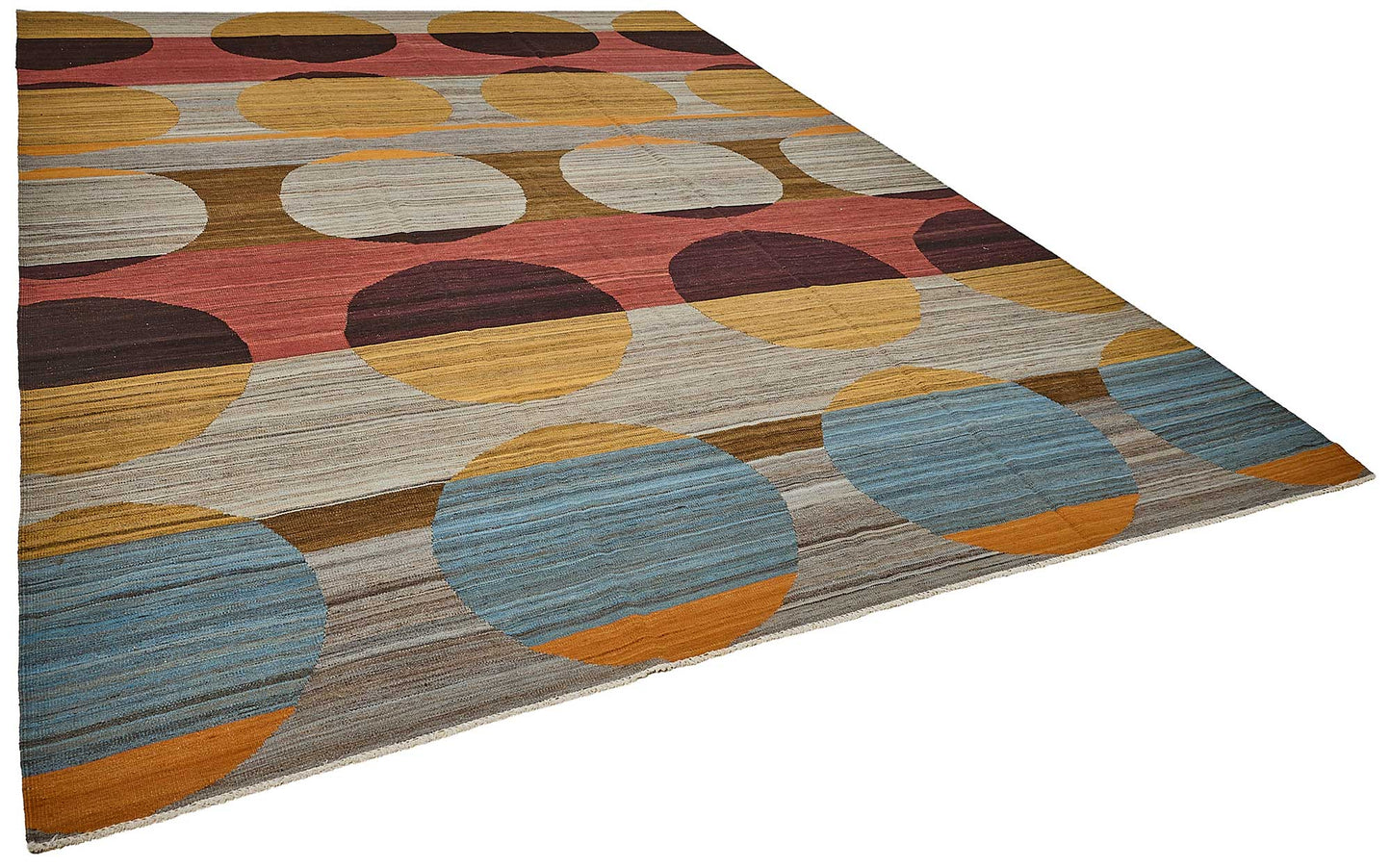 10x14 Contemporary Wool Kilim Rug - 51687