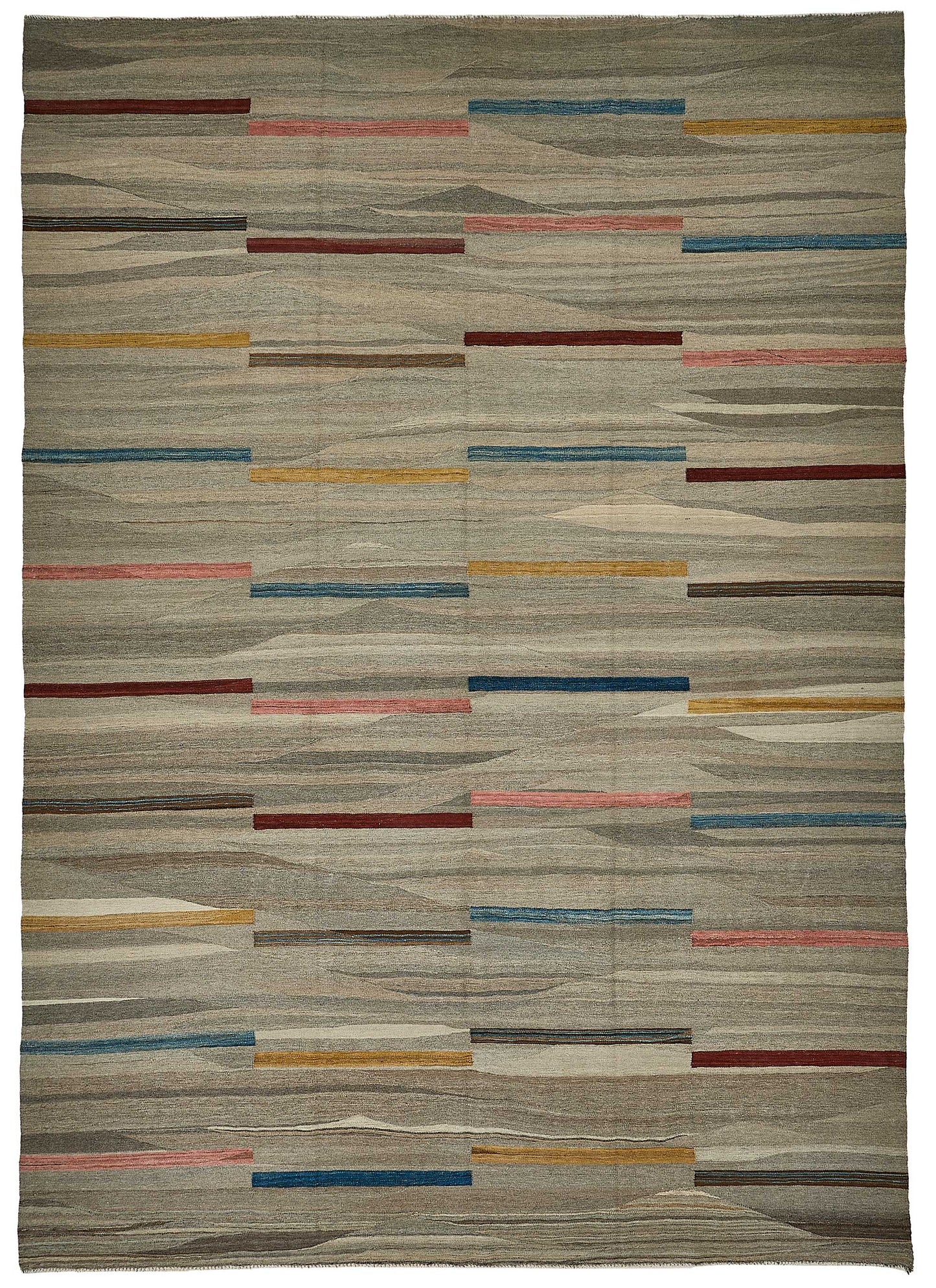 10x14 Contemporary Wool Kilim Rug - 51693