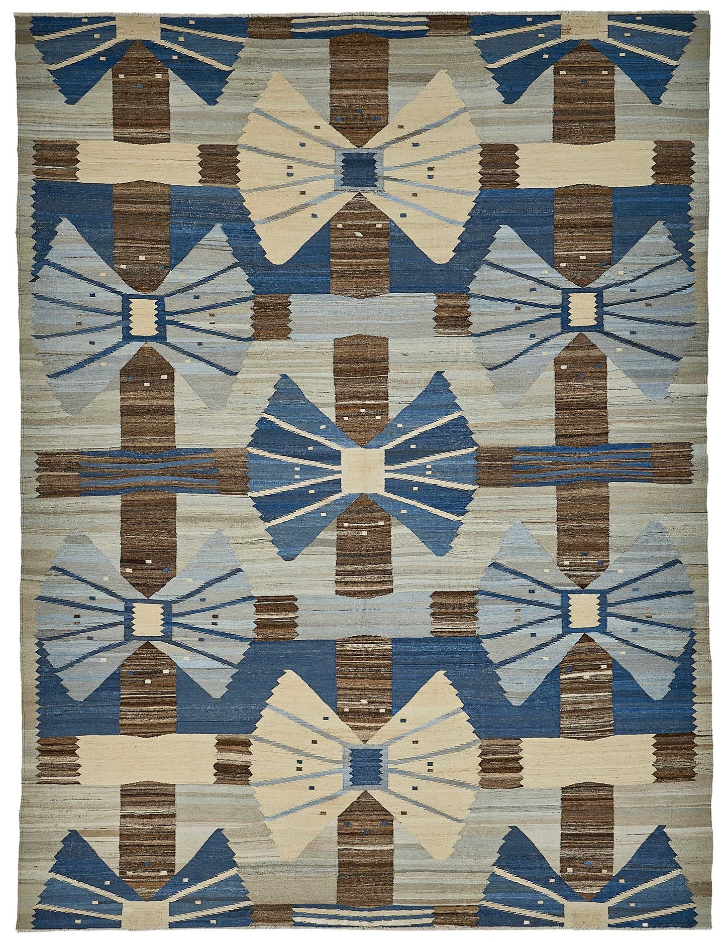 10x14 Contemporary Wool Kilim Rug - 51695