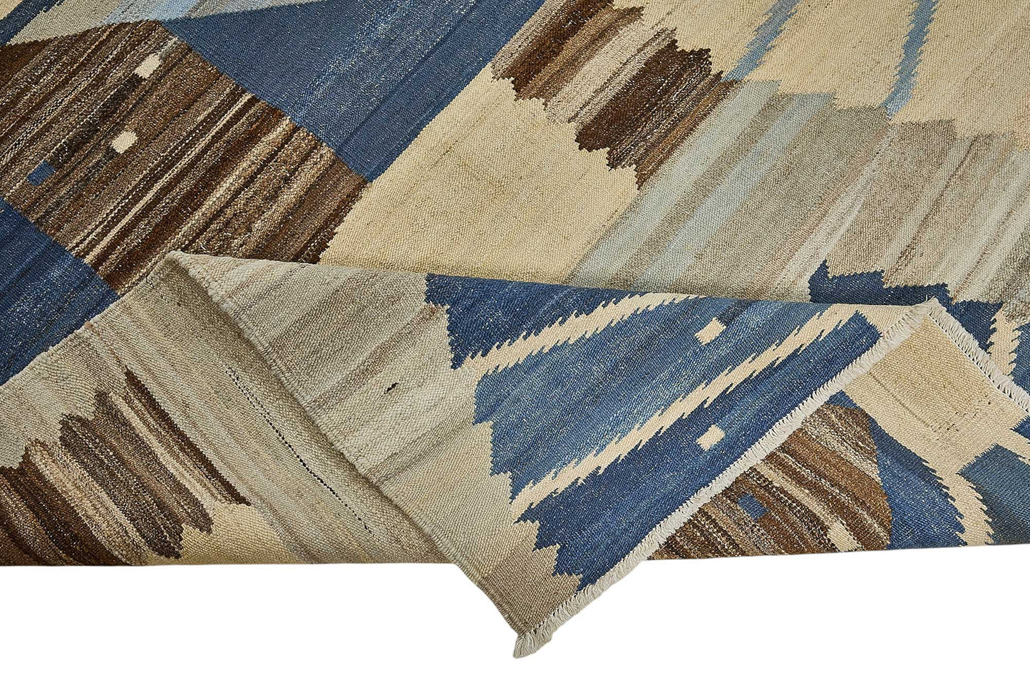 10x14 Contemporary Wool Kilim Rug - 51695