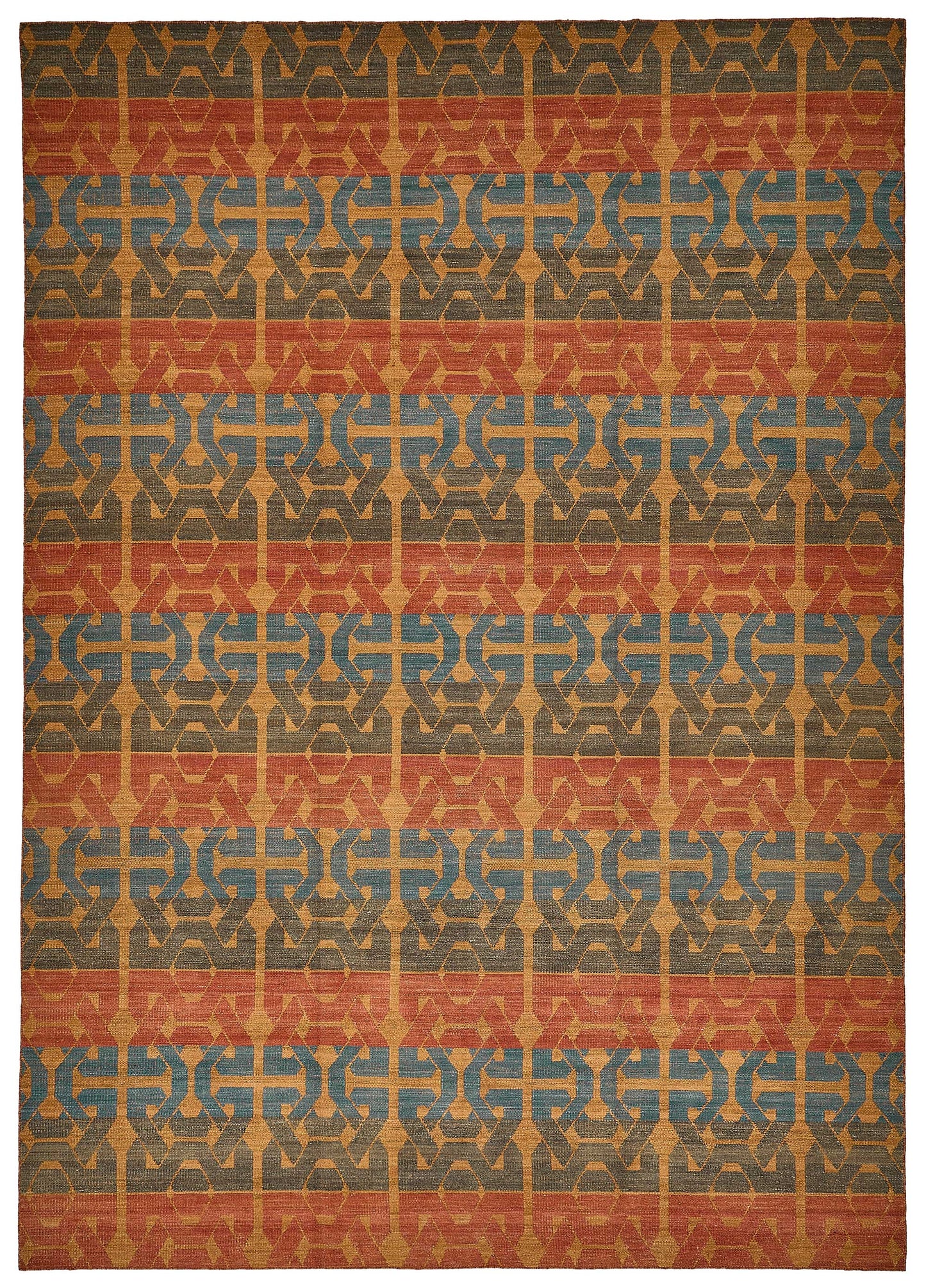 10x14 Contemporary Wool Kilim Rug - 51700