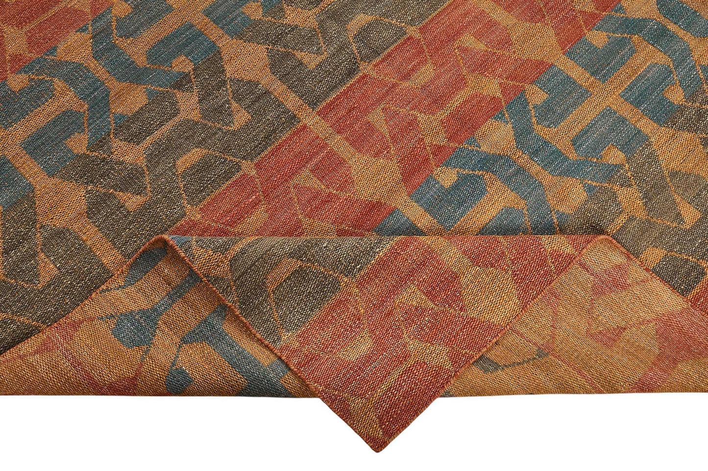 10x14 Contemporary Wool Kilim Rug - 51700