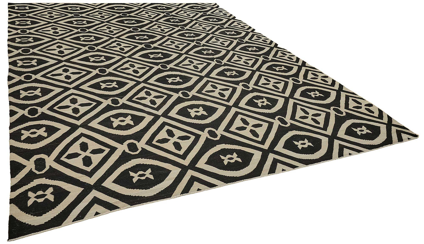 10x13 Contemporary Wool Kilim Rug - 51701