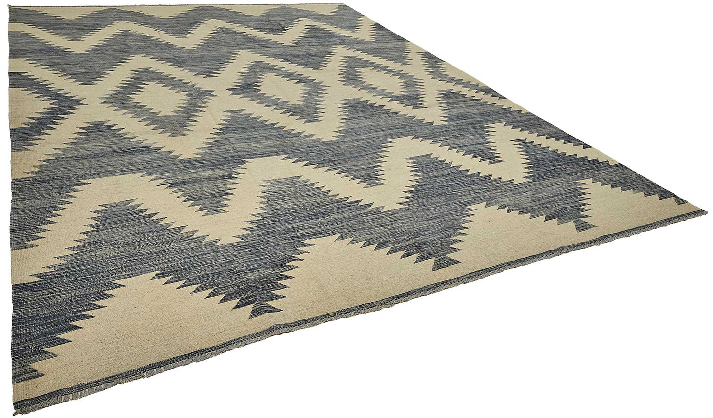 10x14 Contemporary Wool Kilim Rug - 51702